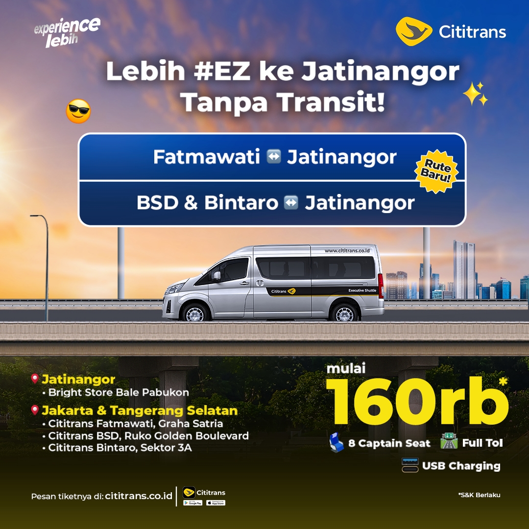Easier Trip to Jatinangor Without Any Transit!