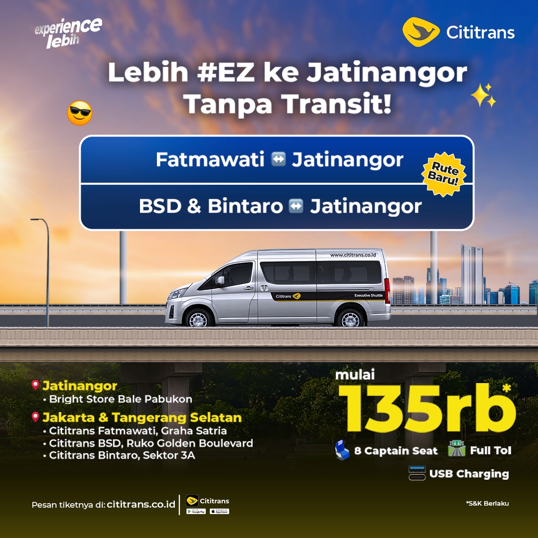 Easier Trip to Jatinangor Without Any Transit!