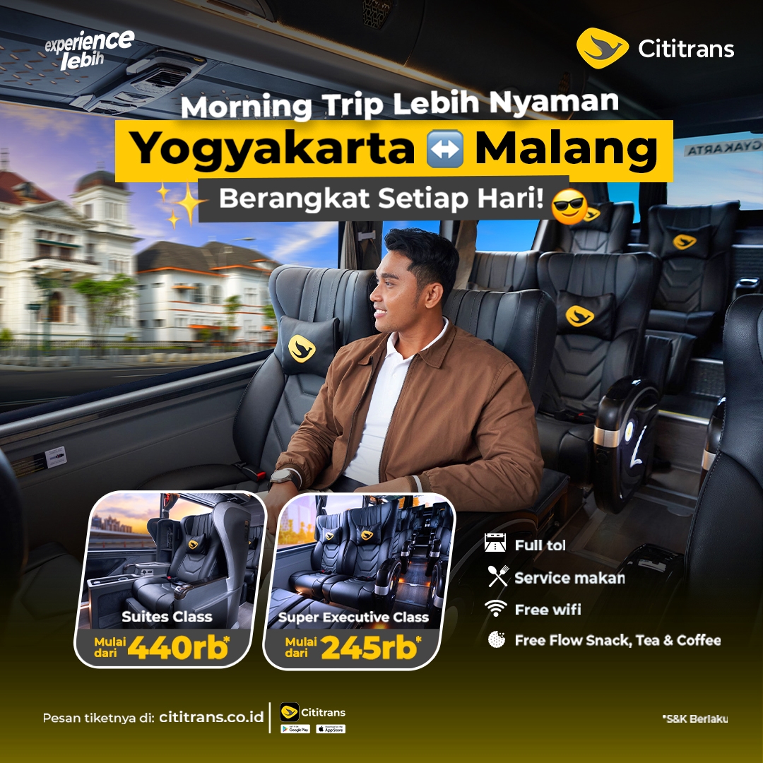 Yogyakarta to Malang Now More #EZ