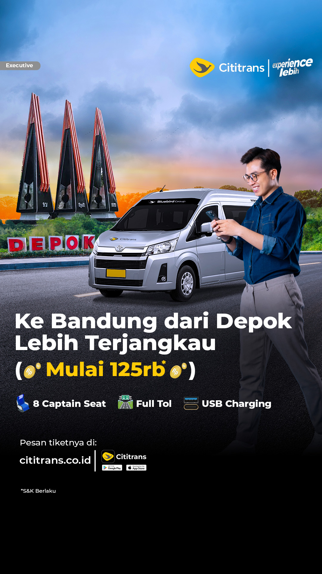 Depok - Bandung 125K