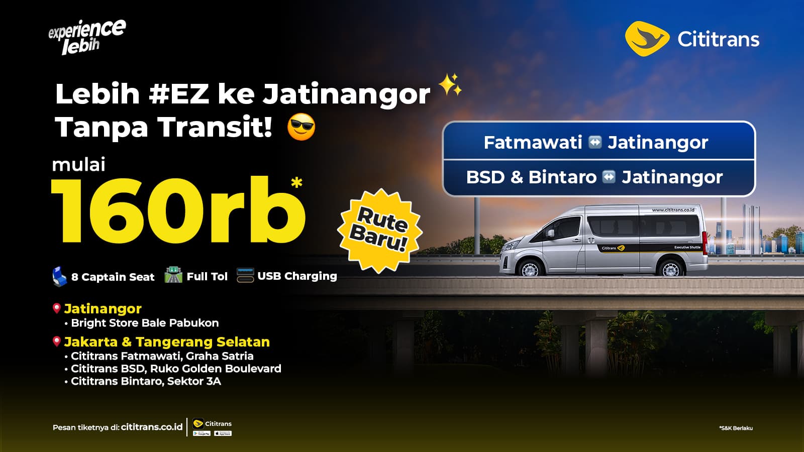 Easier Trip to Jatinangor Without Any Transit!