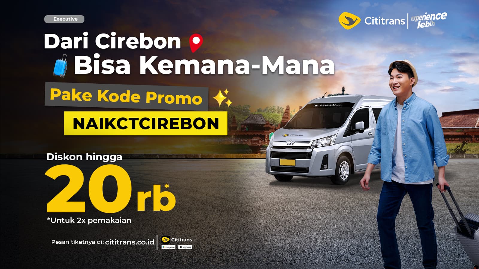 Get up to 20K discount with NAIKCTCIREBON