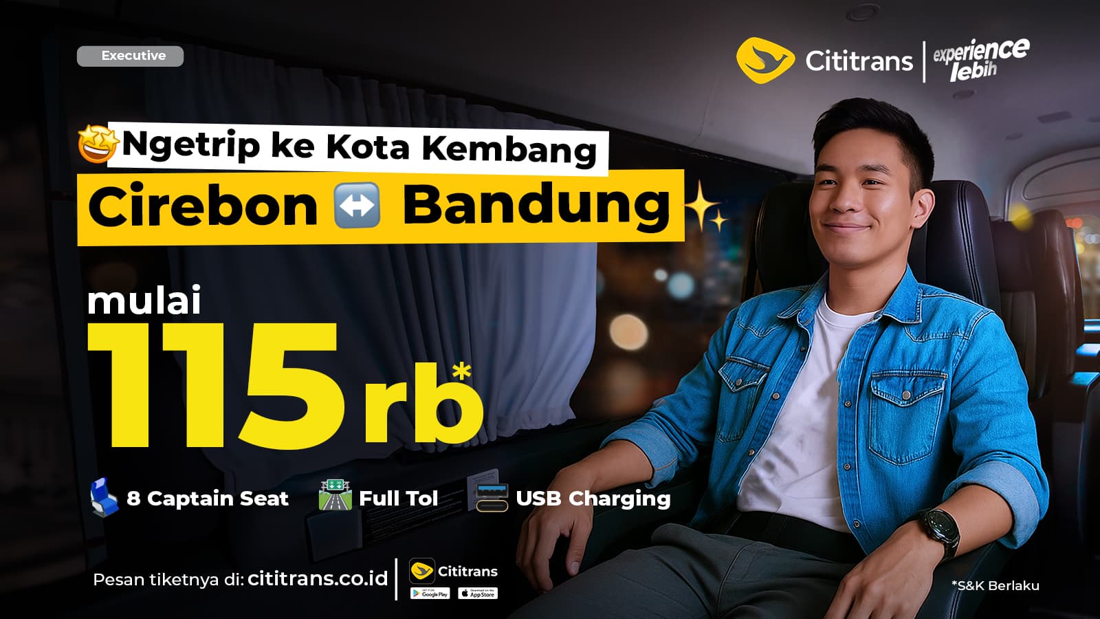 Bandung - Cirebon 115rb